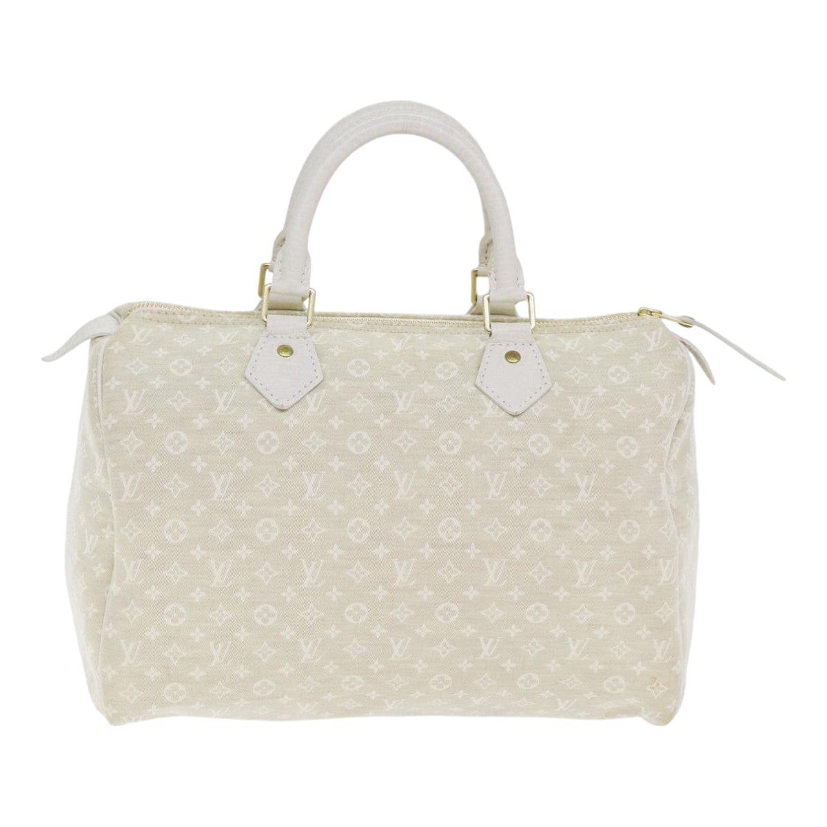 Louis Vuitton Speedy 30 Beige Canvas Handbag ()