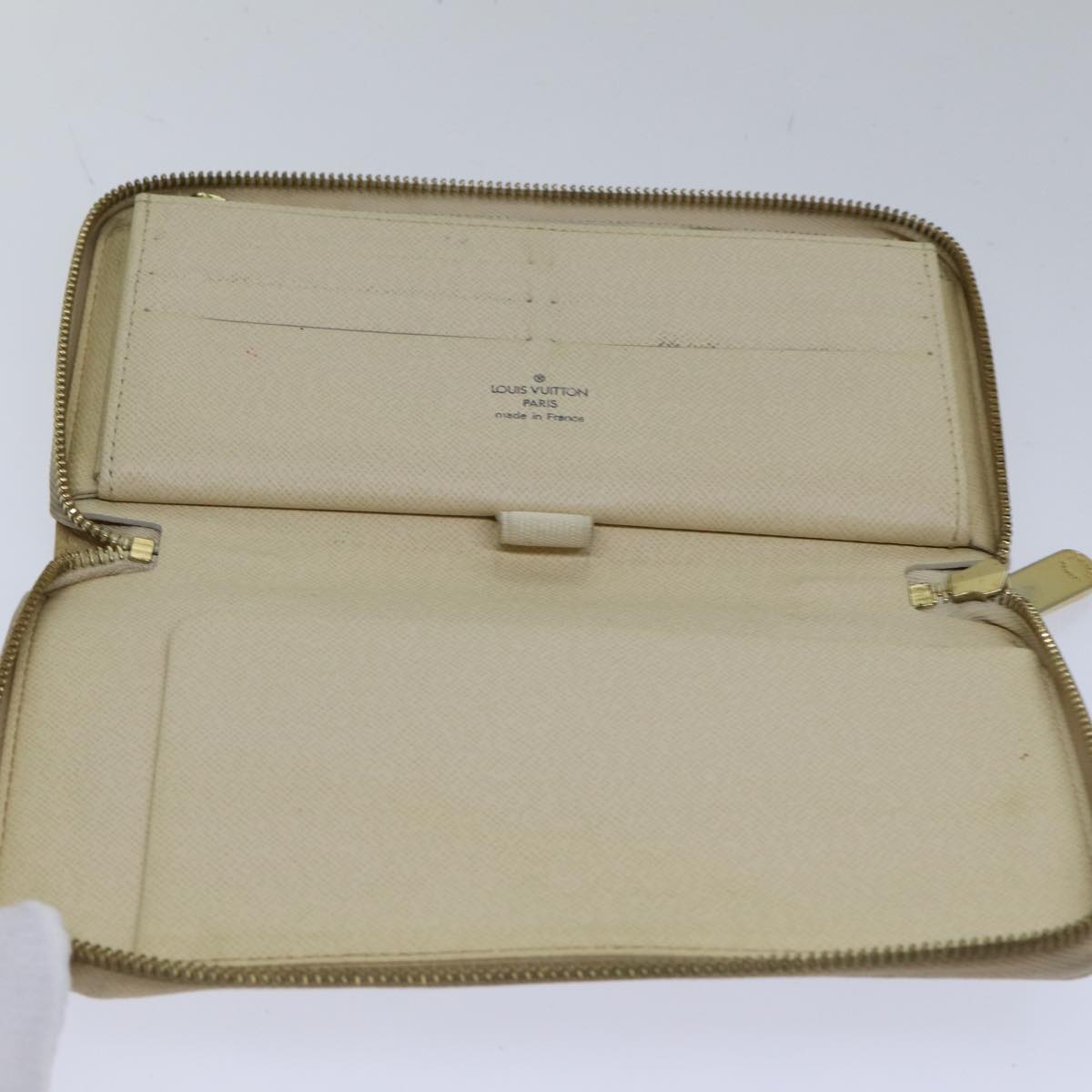Louis Vuitton Zippy Wallet Blue Canvas Wallet