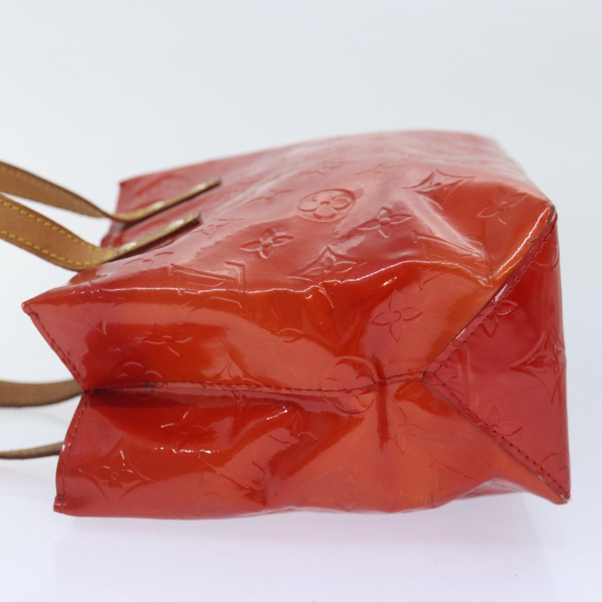 Louis Vuitton Reade Red Patent Leather Handbag