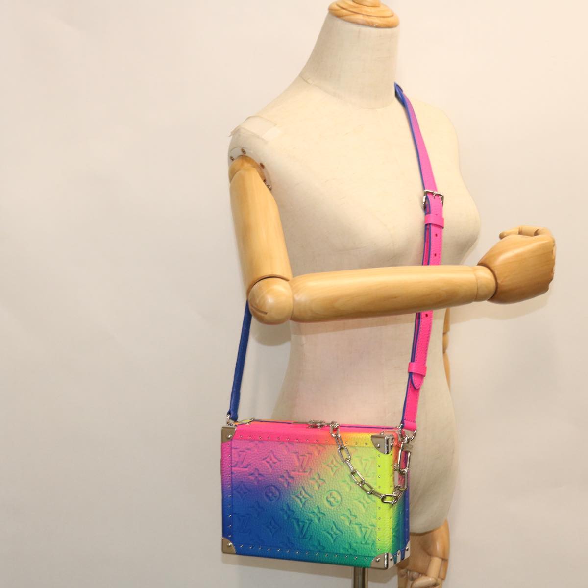 Louis Vuitton Soft Trunk Multicolour Canvas Shoulder Bag