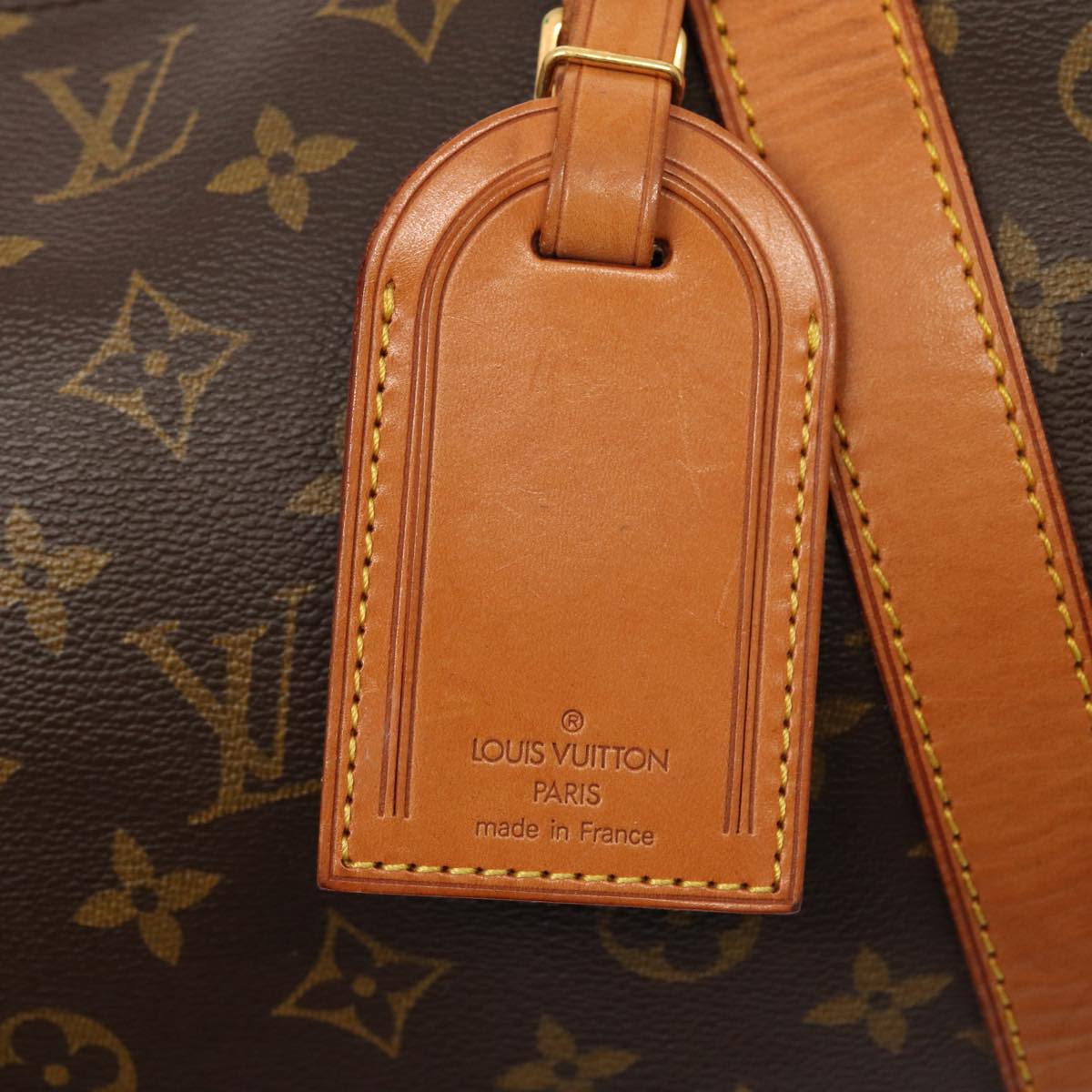 Louis Vuitton Keepall 60 Brown Canvas Travel Bag