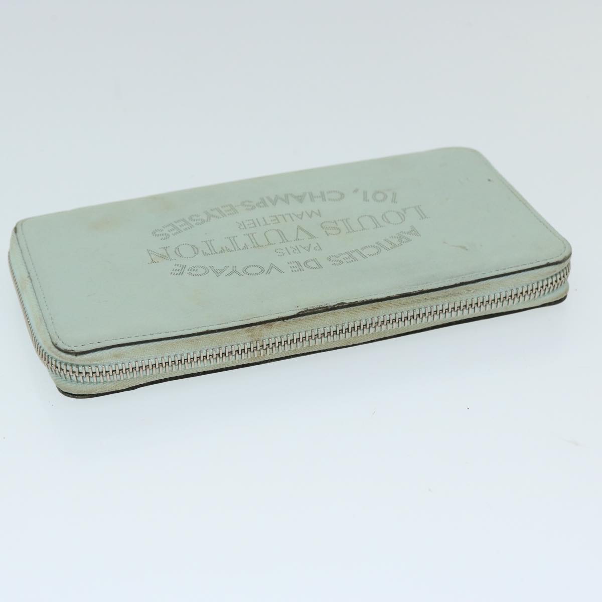 Louis Vuitton Jena Blue Leather Wallet