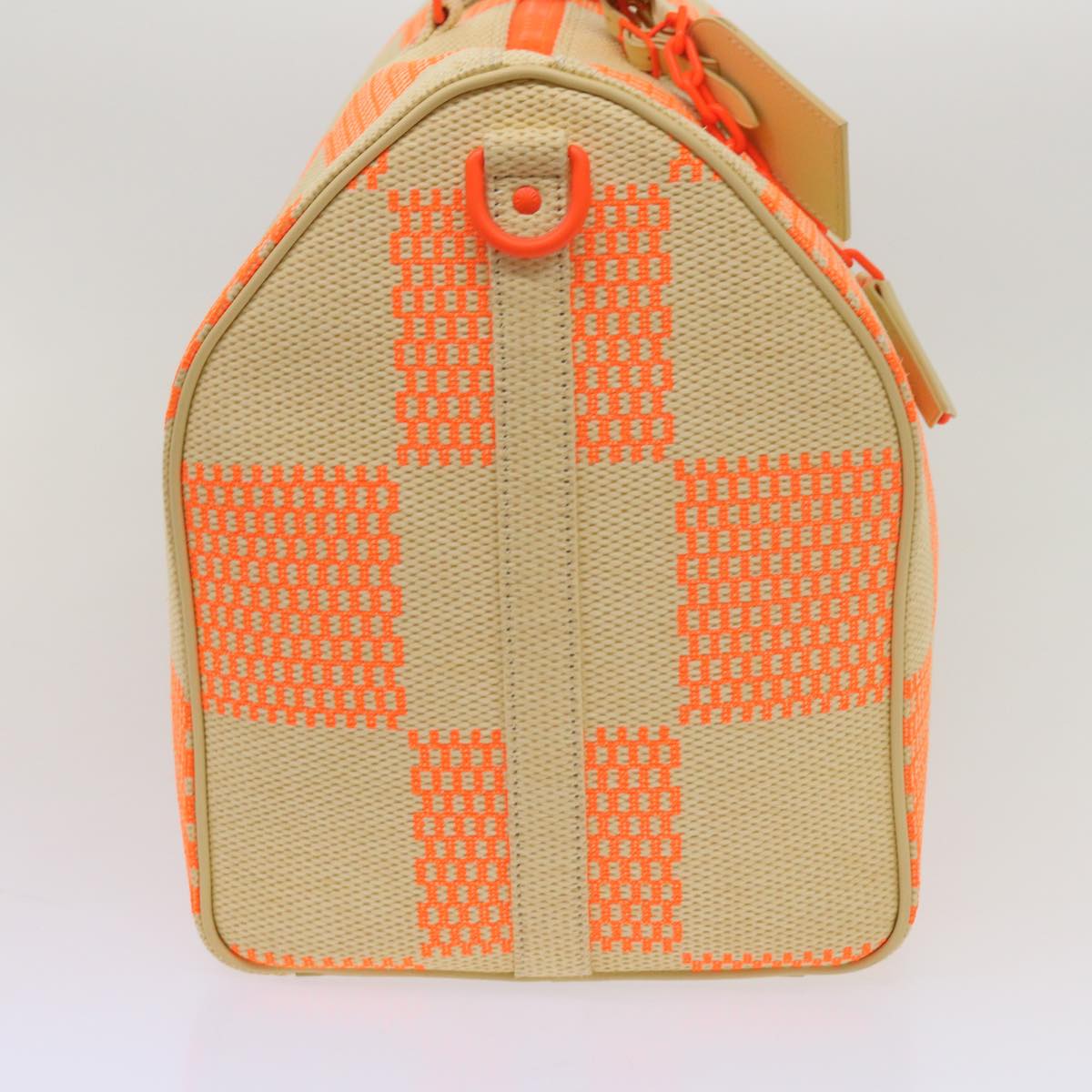 Louis Vuitton Keepall Bandouliere 50 Orange Canvas Travel Bag
