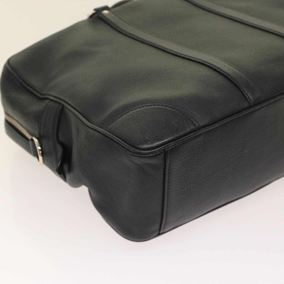 Louis Vuitton Naxos Black Leather Handbag