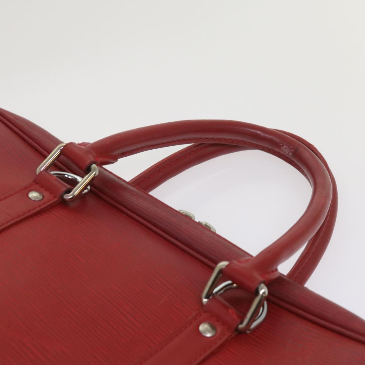 Louis Vuitton Vivienne Red Leather Briefcase Bag