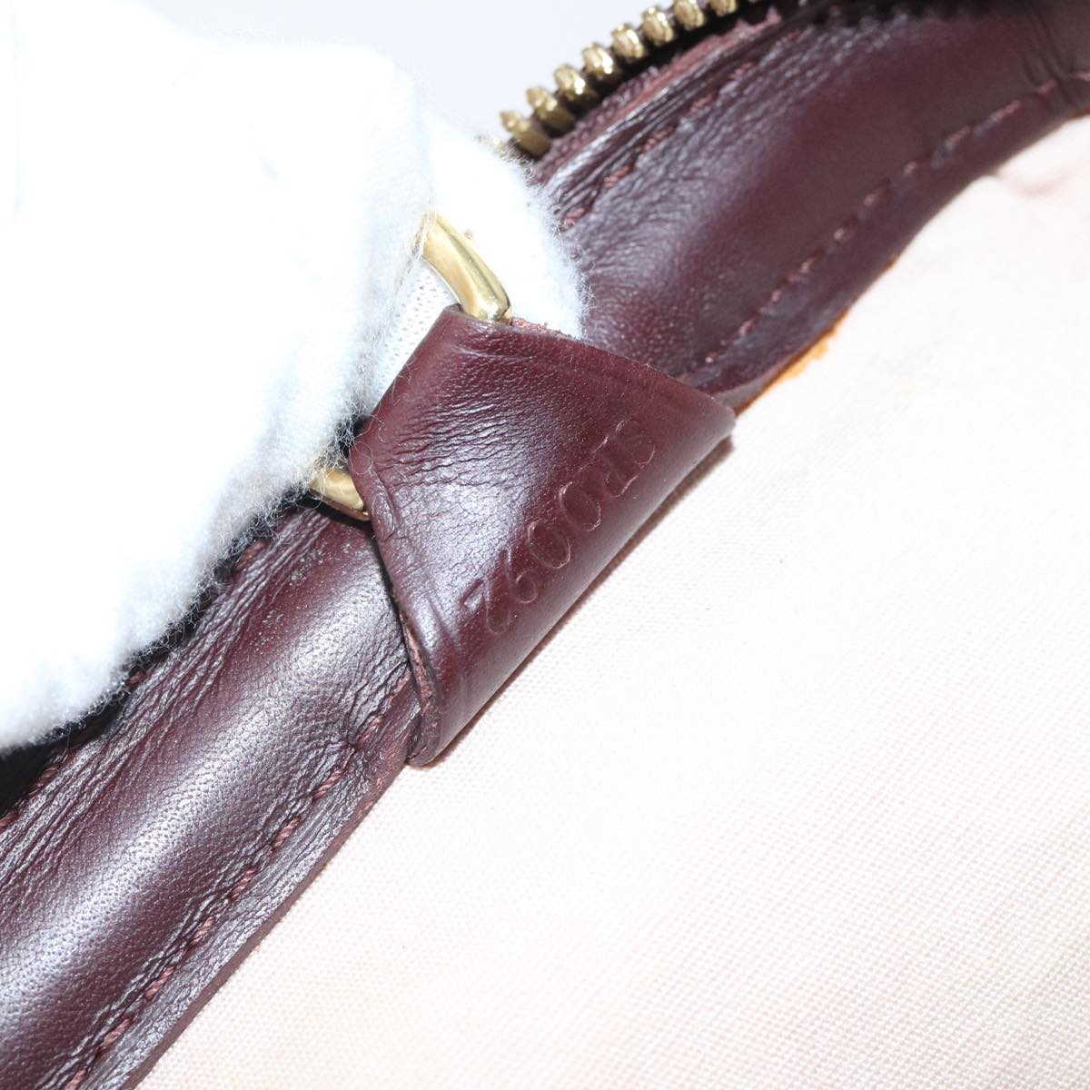 Louis Vuitton Josephine Red Canvas Handbag