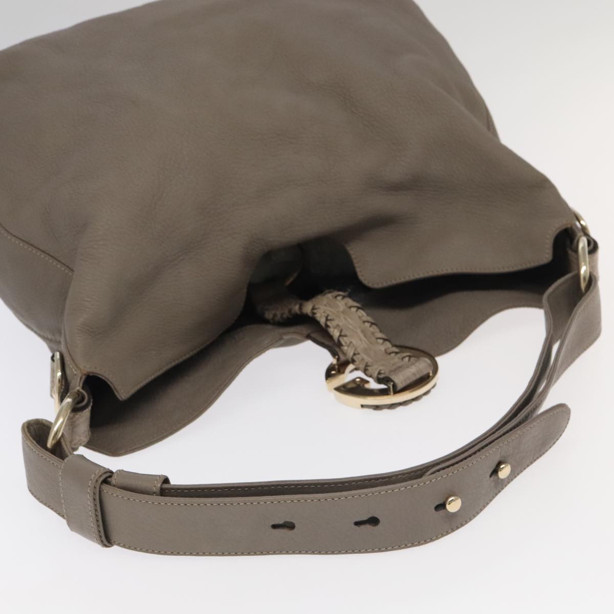 Gucci Hobo Brown Leather Shoulder Bag
