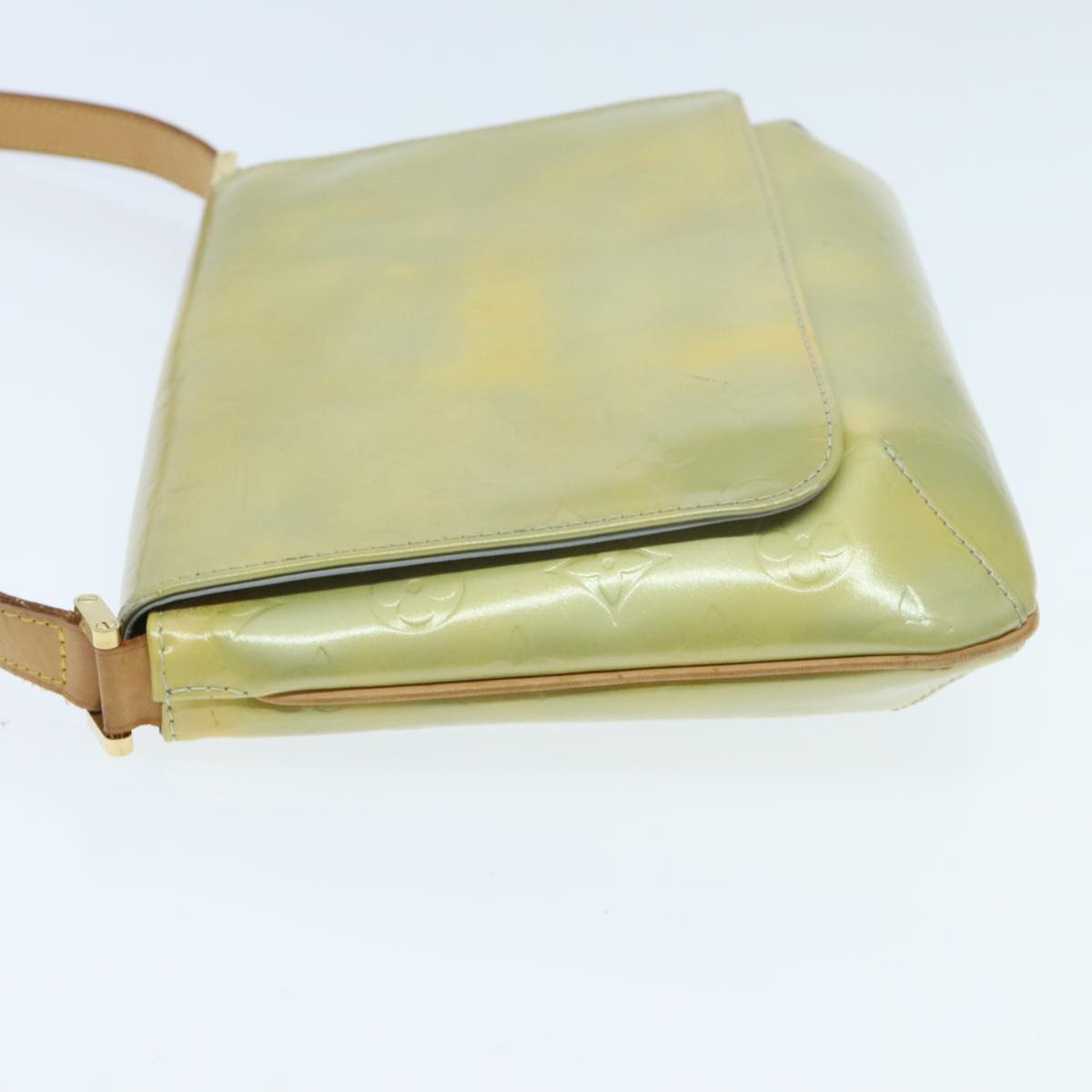 Louis Vuitton Thompson Street Green Patent Leather Shoulder Bag