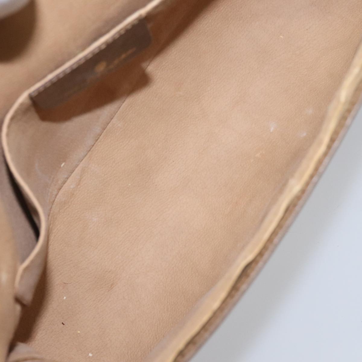 Gucci Sherry Beige Canvas Clutch Bag