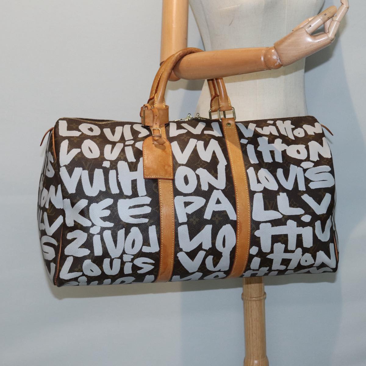 Louis Vuitton Keepall 50 Multicolour Canvas Travel Bag