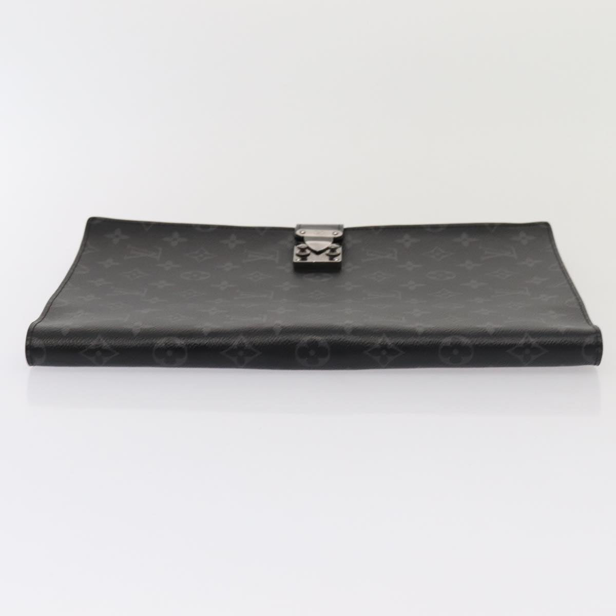 Louis Vuitton Porte Documents Grey Canvas Briefcase Bag