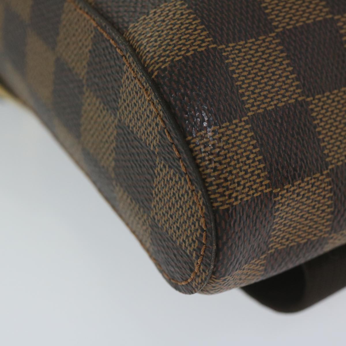 Louis Vuitton Geronimo Brown Canvas Shoulder Bag