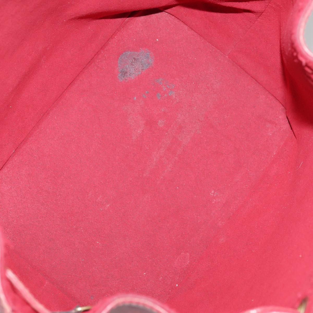 Louis Vuitton Petit Noé Red Leather Shoulder Bag
