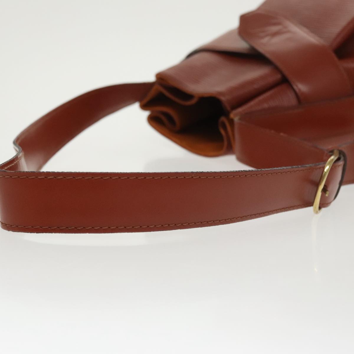 Louis Vuitton Sac D'épaule Brown Leather Shoulder Bag