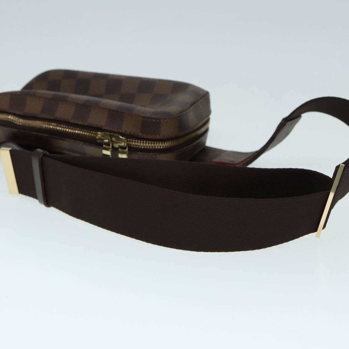 Louis Vuitton Geronimos Brown Canvas Shoulder Bag