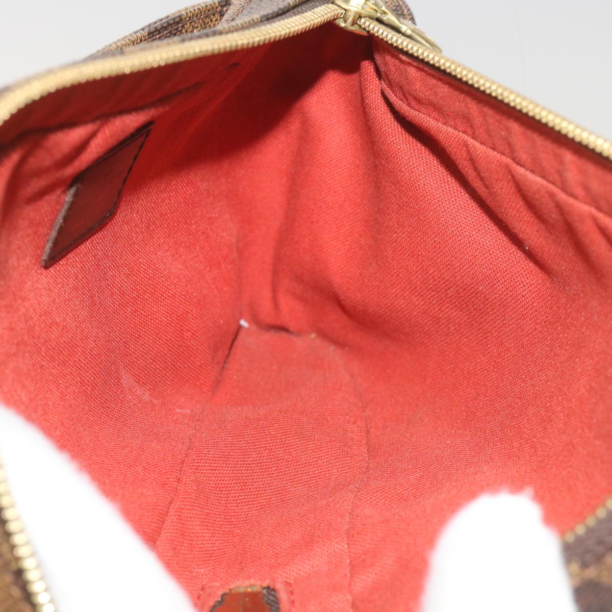 Louis Vuitton Geronimos Brown Canvas Shoulder Bag