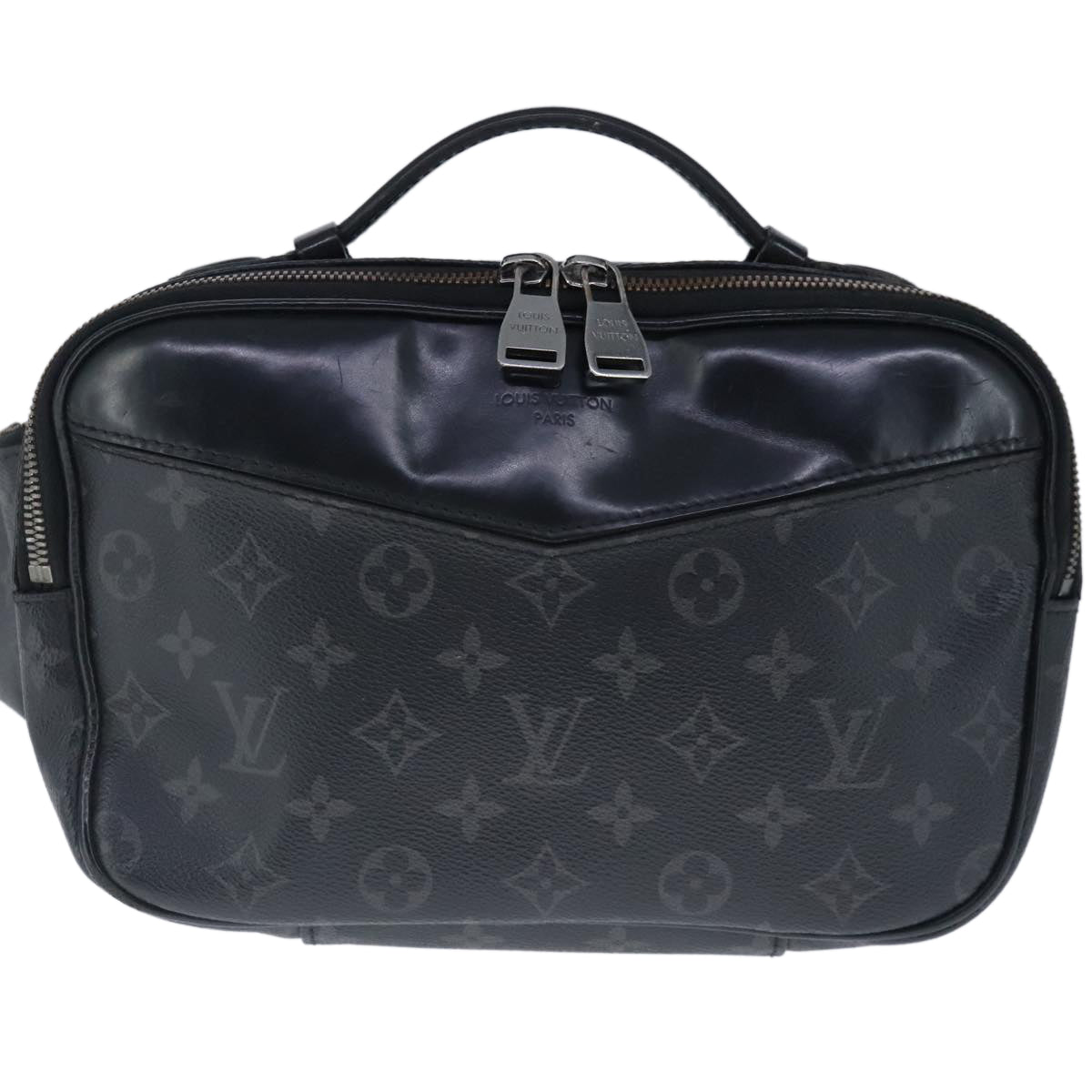 Louis Vuitton Bum Bag Black Canvas Shoulder Bag
