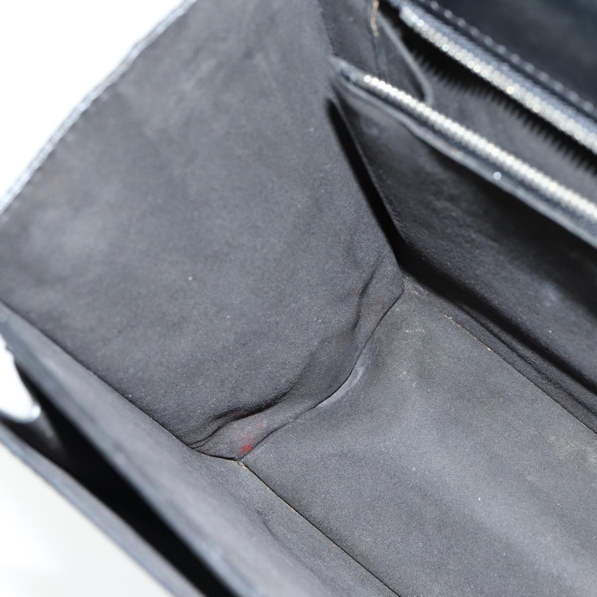 Louis Vuitton Monceau Black Leather Handbag