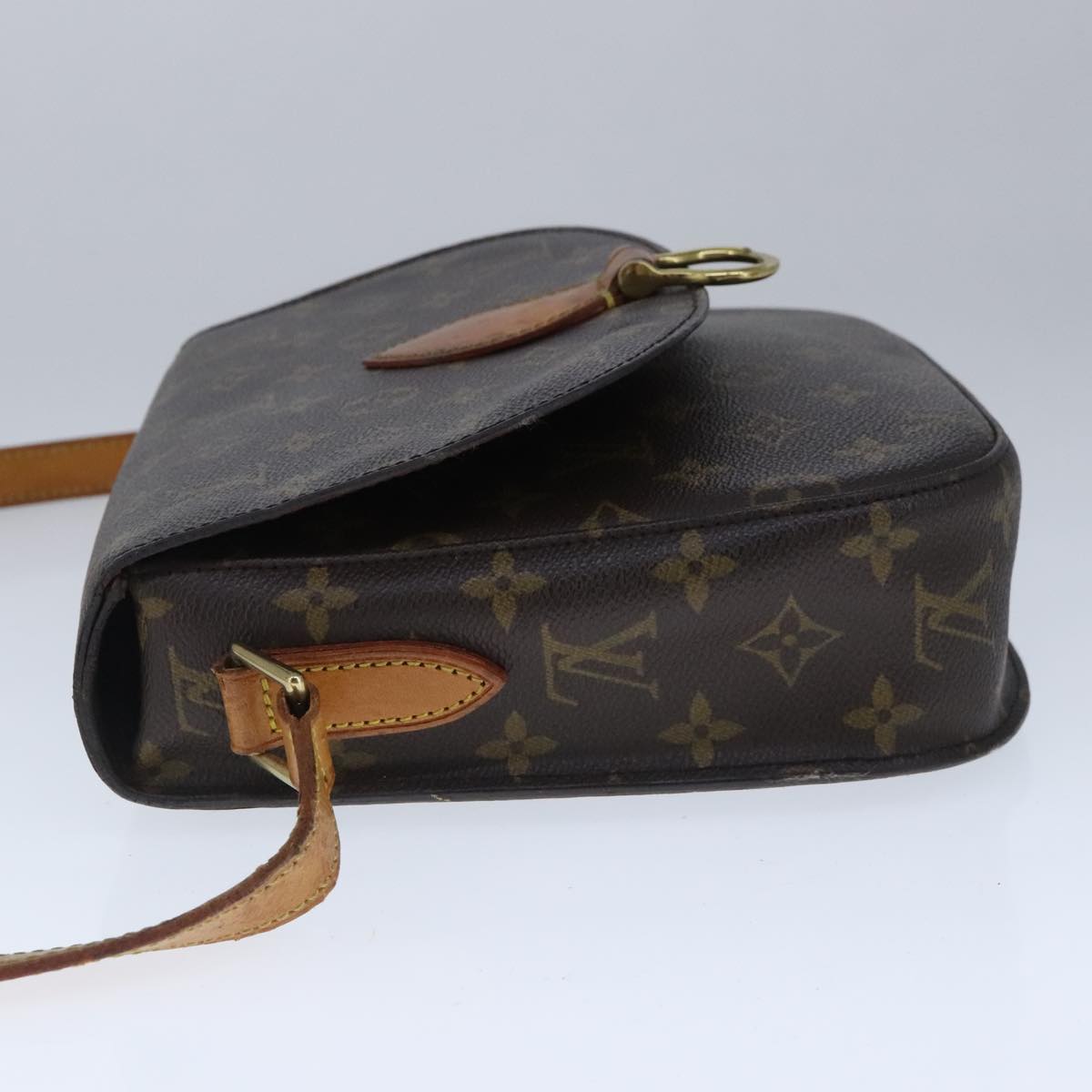 Louis Vuitton Saint Cloud Brown Canvas Shoulder Bag