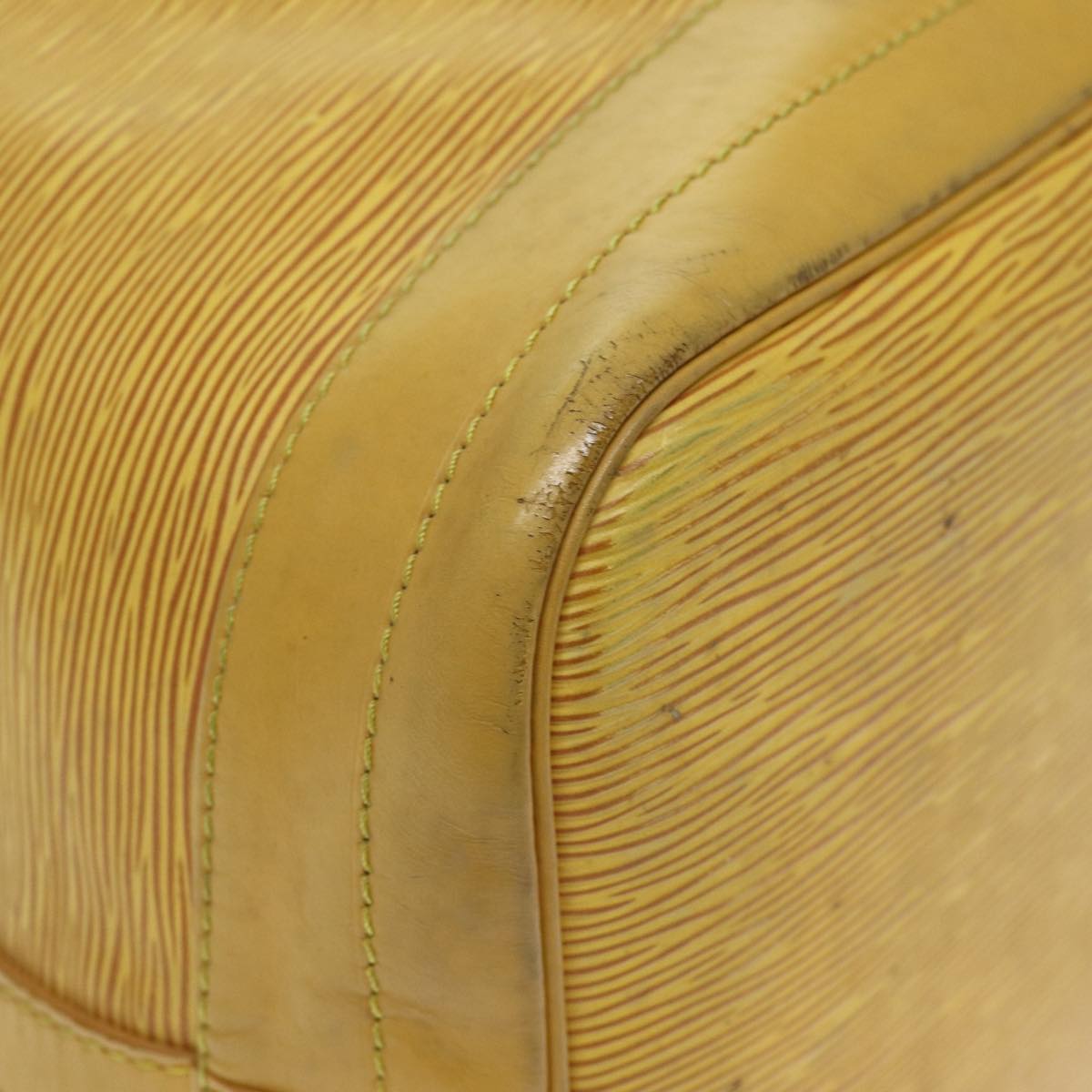 Louis Vuitton Noe Yellow Leather Shoulder Bag