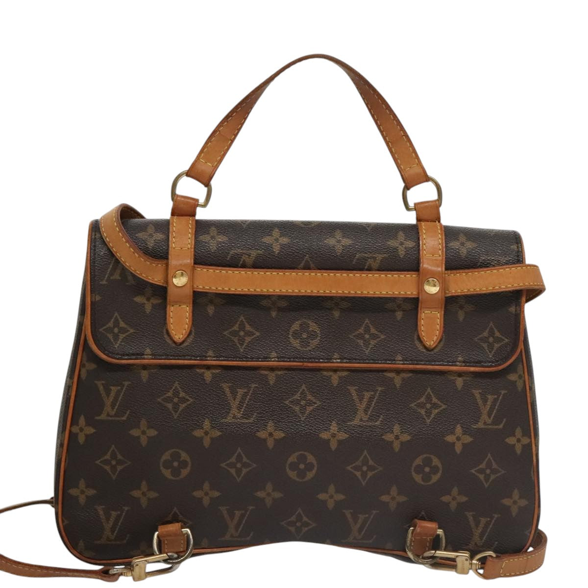 Louis Vuitton Marelle Brown Canvas Backpack Bag