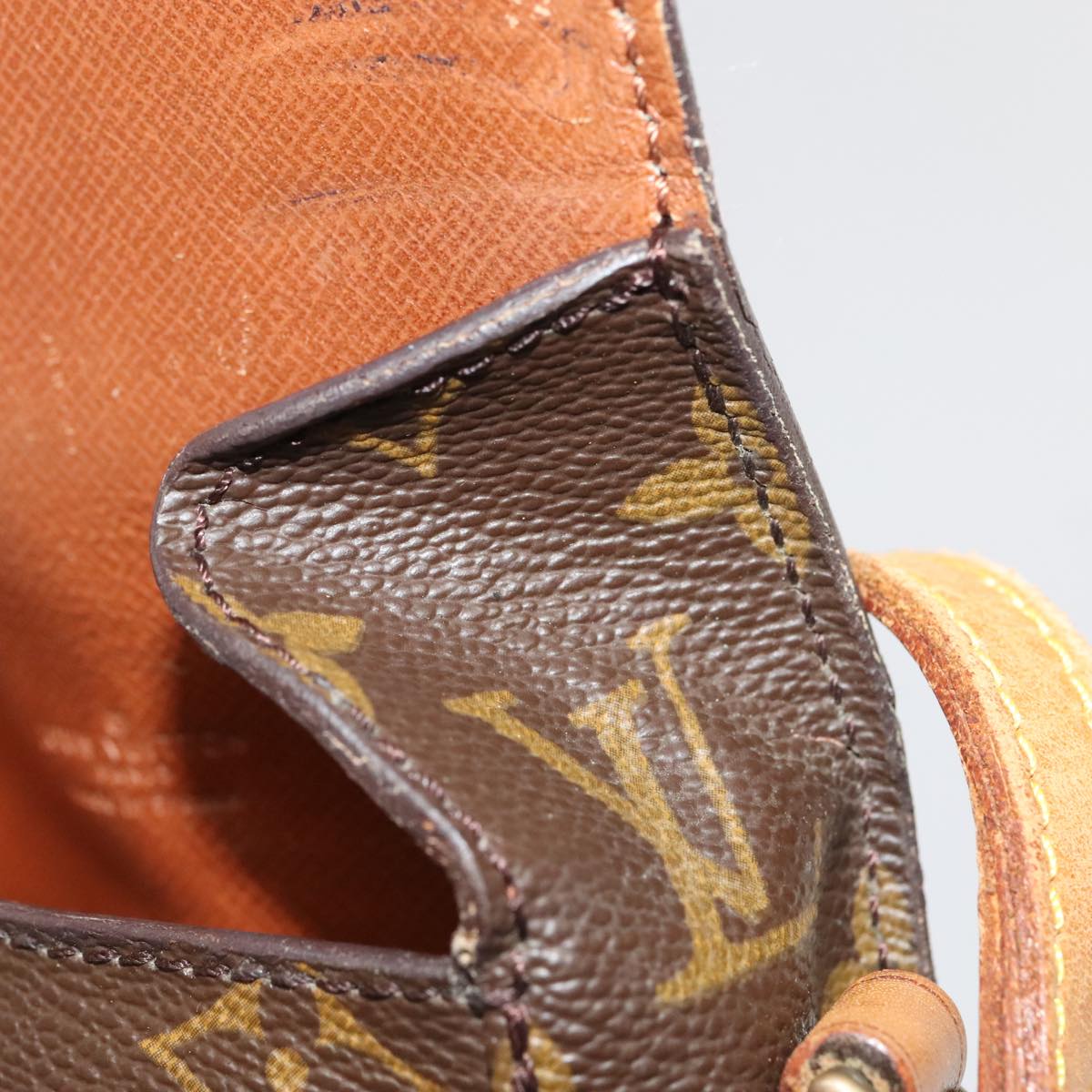 Louis Vuitton Saint Cloud Brown Canvas Shoulder Bag