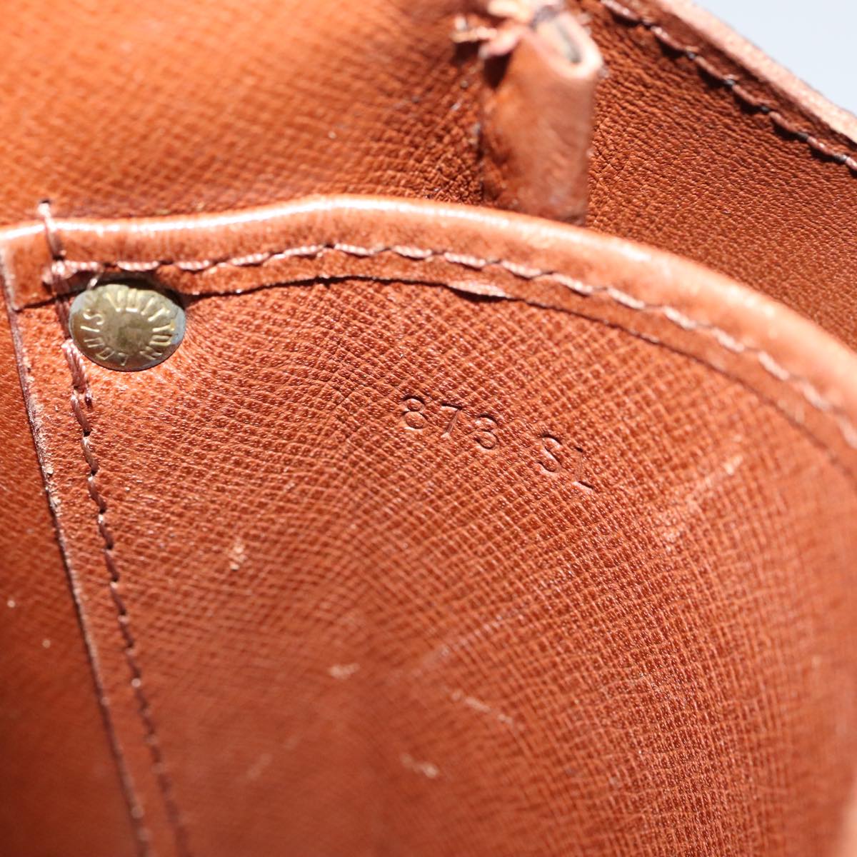 Louis Vuitton Cartouchière Brown Canvas Shoulder Bag
