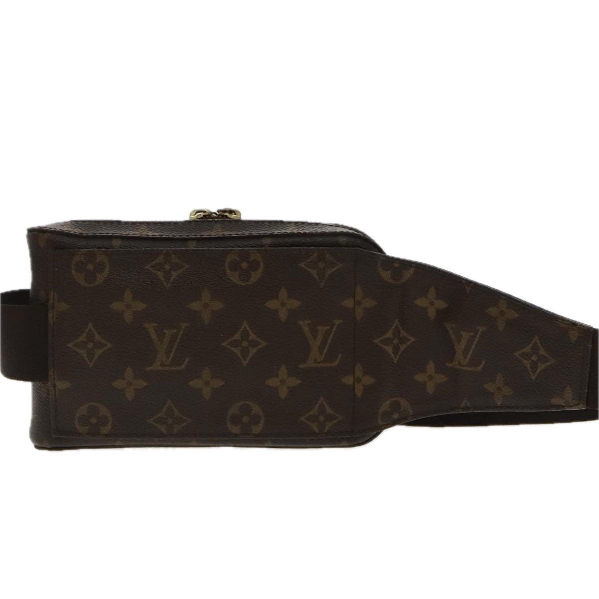 Louis Vuitton Geronimos Brown Canvas Shoulder Bag