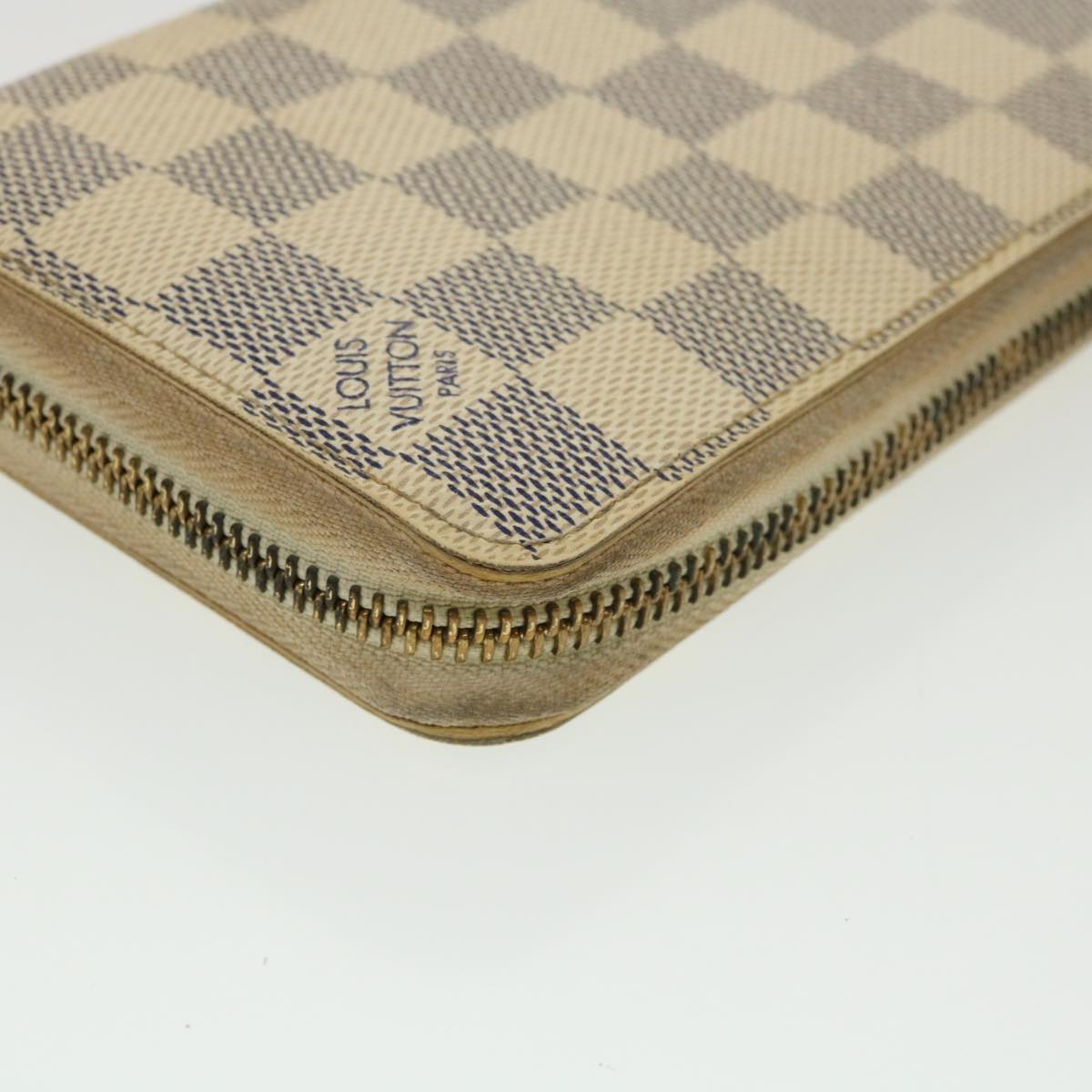 Louis Vuitton Zippy Wallet Turquoise Canvas Wallet