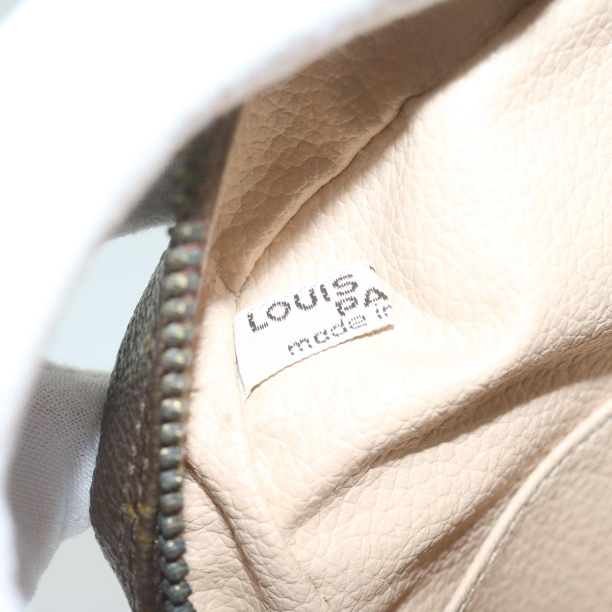 Louis Vuitton Trousse De Toilette Brown Canvas Clutch Bag