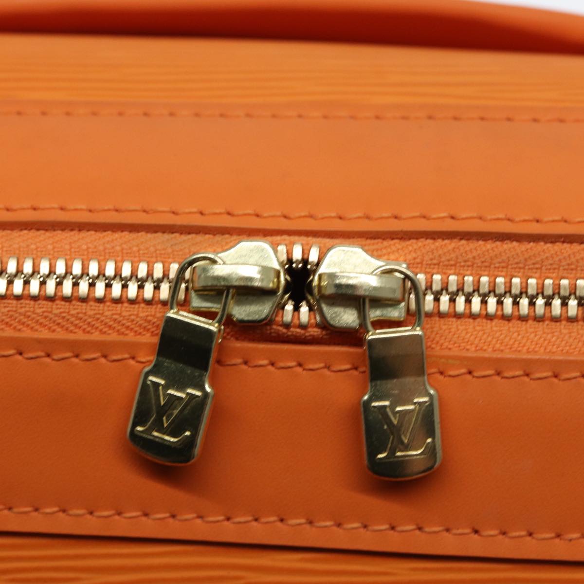 Louis Vuitton Danura Orange Leather Handbag
