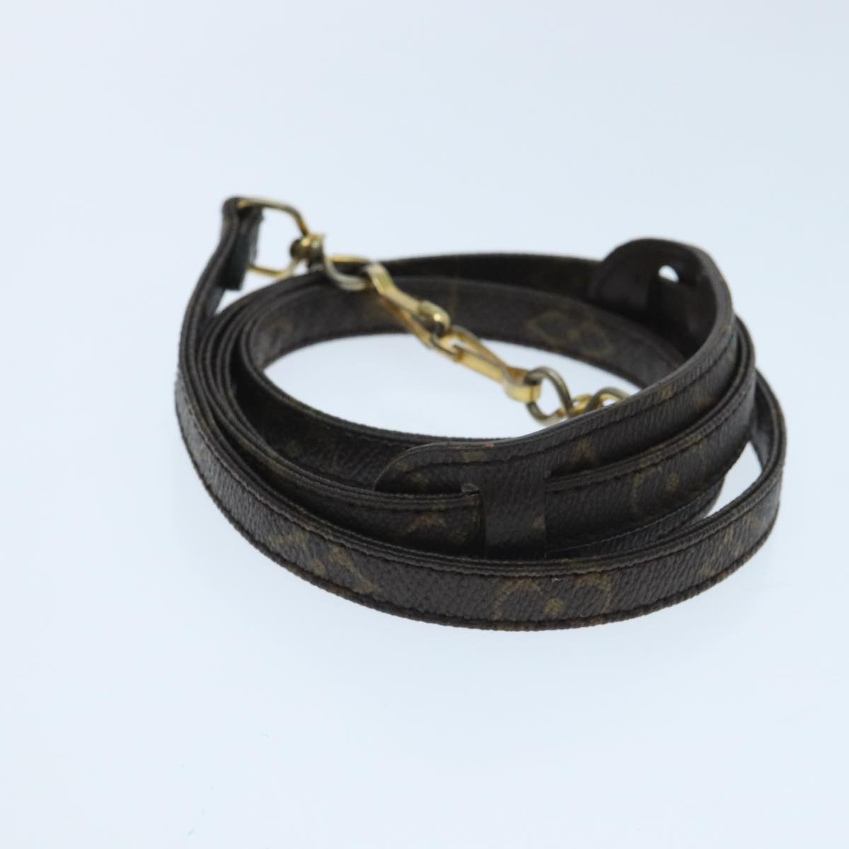 Louis Vuitton Shoulder Strap Brown Canvas Bag Jewelry