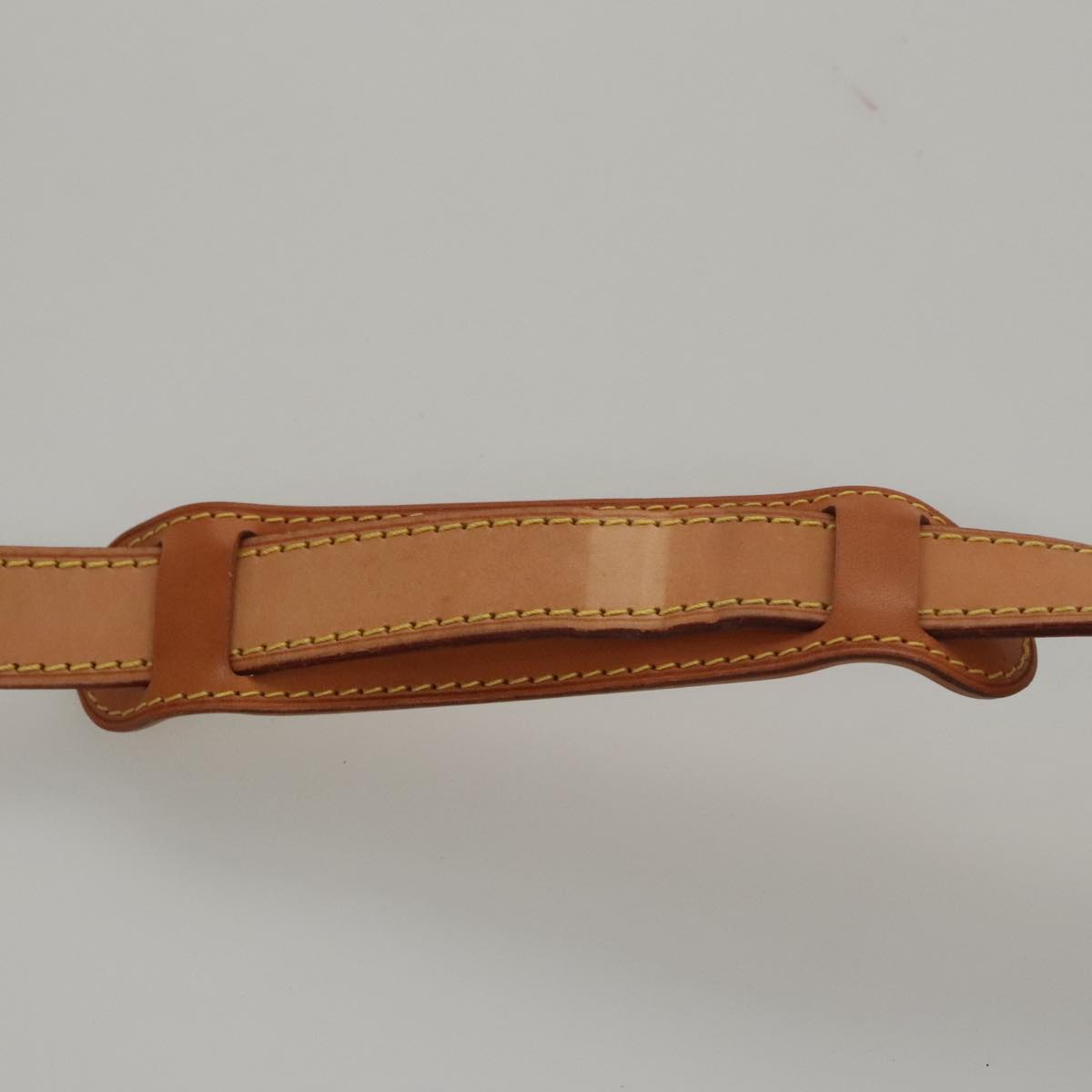 Louis Vuitton Shoulder Strap Beige Leather Bag Jewelry