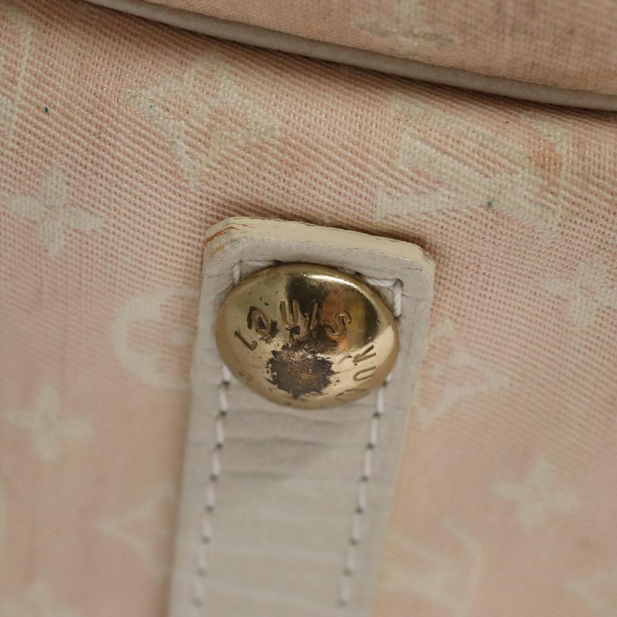 Louis Vuitton Mini Lin Pink Canvas Shoulder Bag