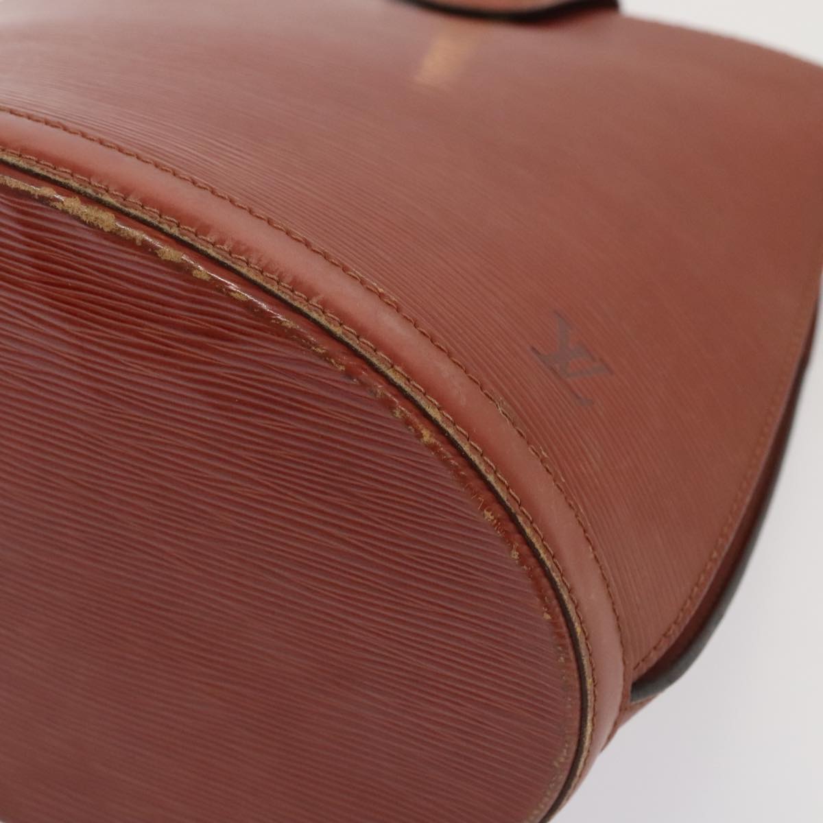 Louis Vuitton Cluny Brown Leather Shoulder Bag