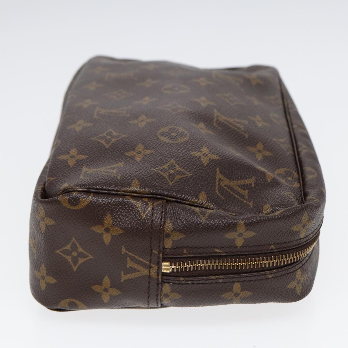 Louis Vuitton Trousse De Toilette Brown Canvas Clutch Bag