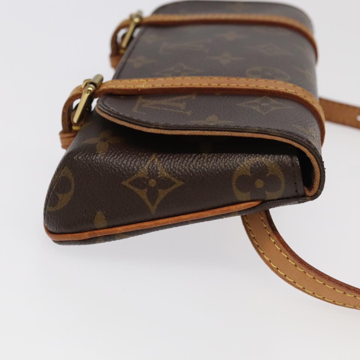 Louis Vuitton Marelle Brown Canvas Shoulder Bag