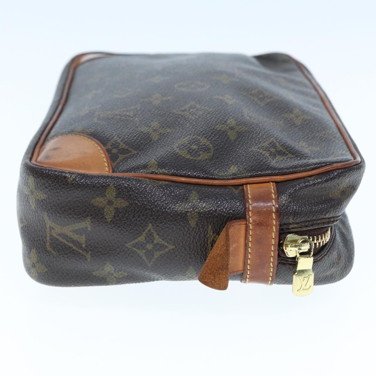 Louis Vuitton Compiegne 28 Brown Canvas Clutch Bag