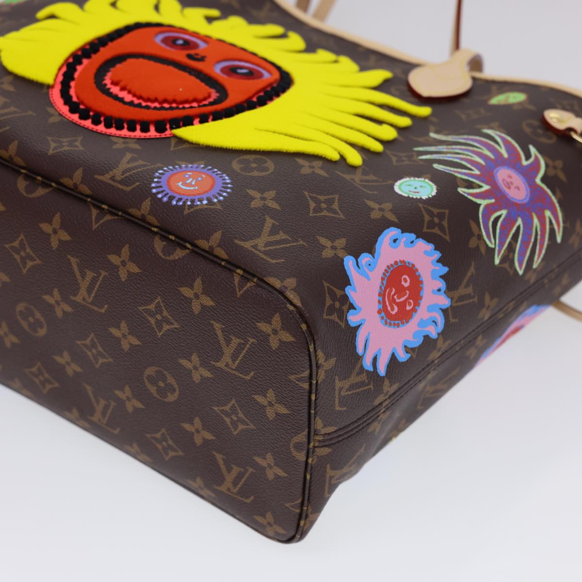 Louis Vuitton Neverfull Gm Brown Canvas Tote Bag