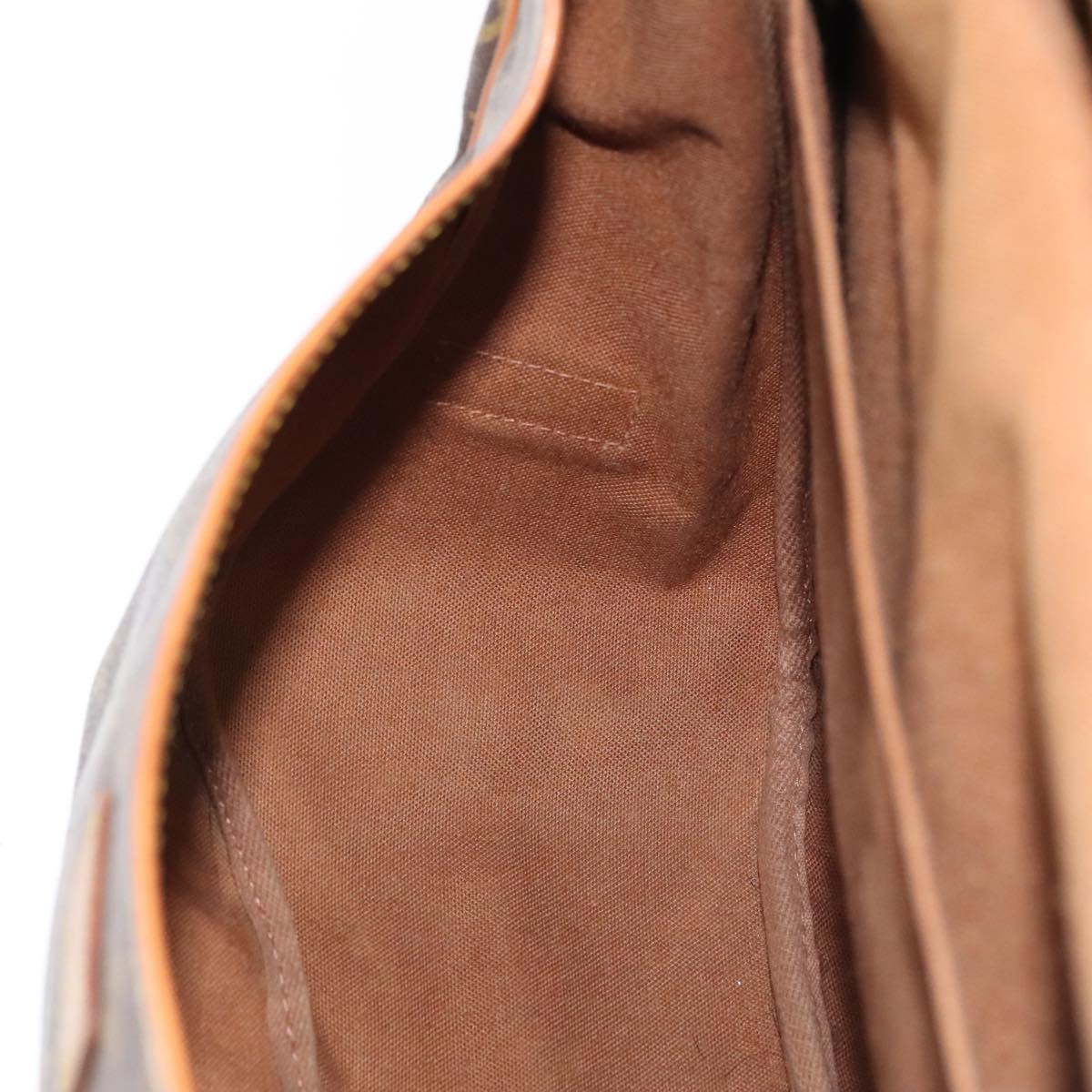 Louis Vuitton Saumur 35 Brown Canvas Shoulder Bag