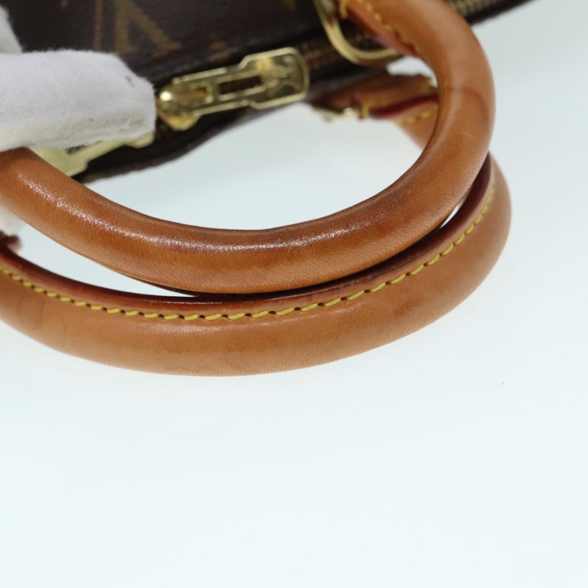 Louis Vuitton Alma Brown Canvas Handbag