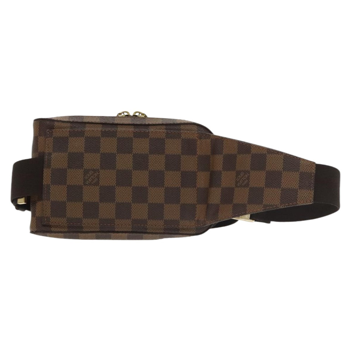 Louis Vuitton Geronimos Brown Canvas Shoulder Bag