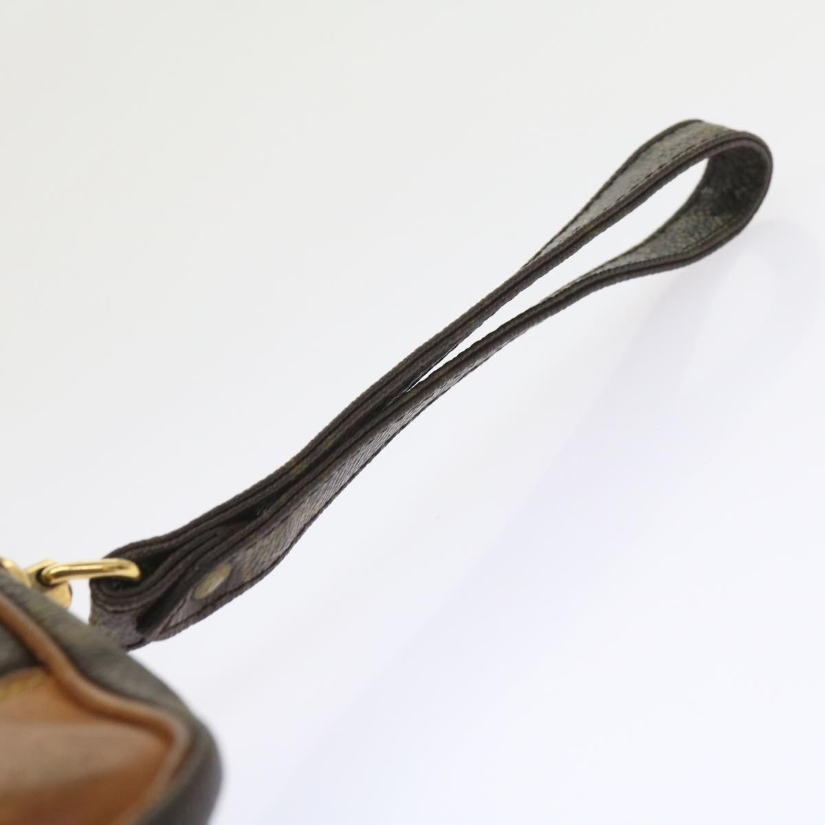Louis Vuitton Marly Dragonne Brown Canvas Clutch Bag