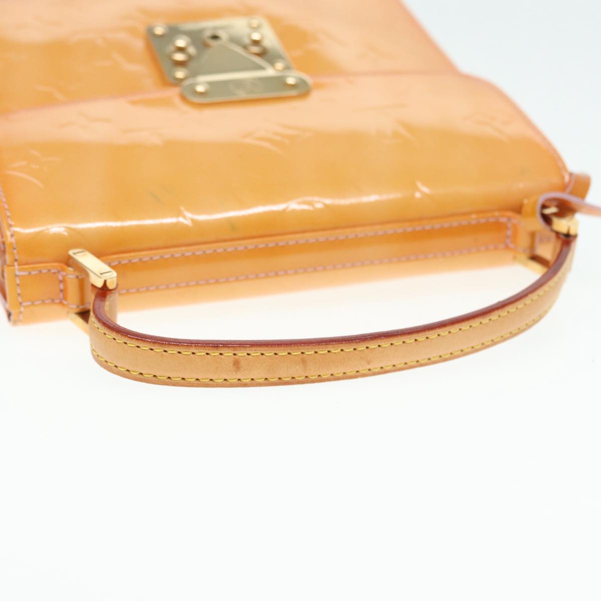 Louis Vuitton Spring Street Yellow Patent Leather Handbag