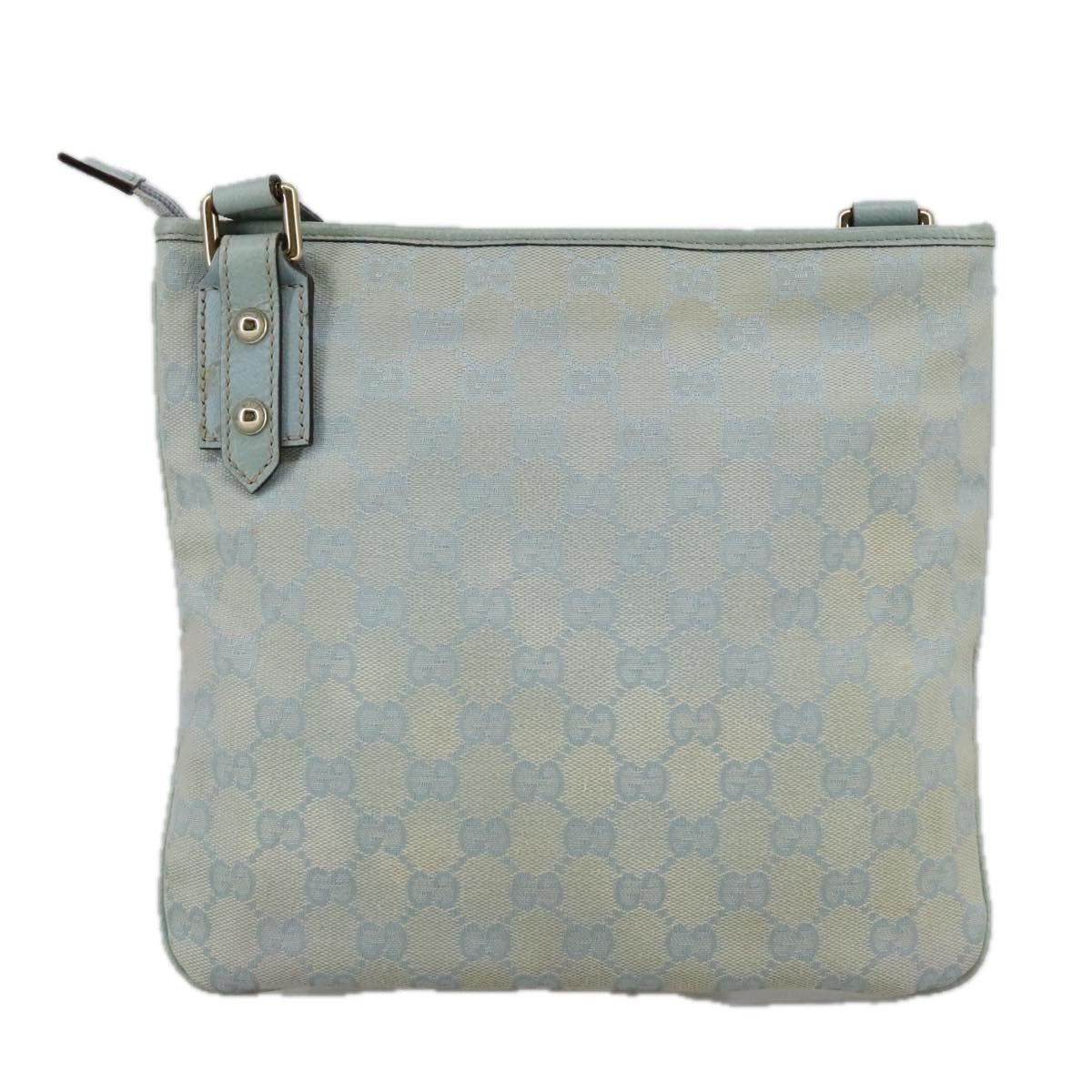 Gucci Blue Canvas Shoulder Bag