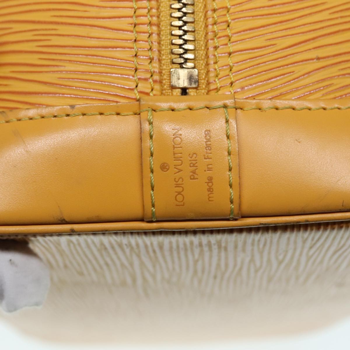 Louis Vuitton Yellow Leather Handbag