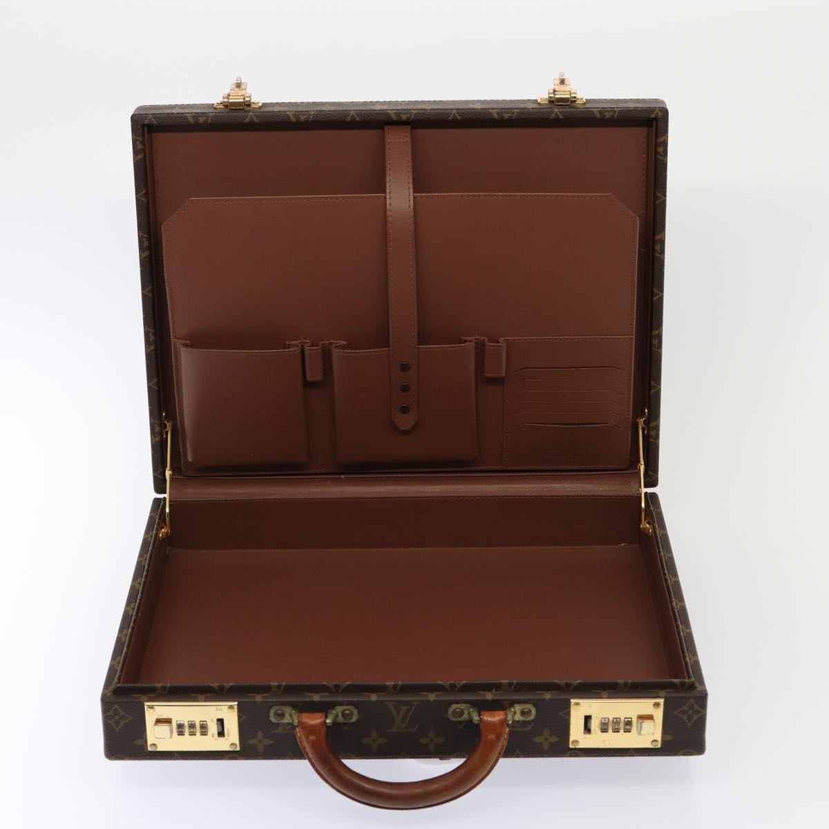 Louis Vuitton Cruiser Brown Canvas Briefcase Bag