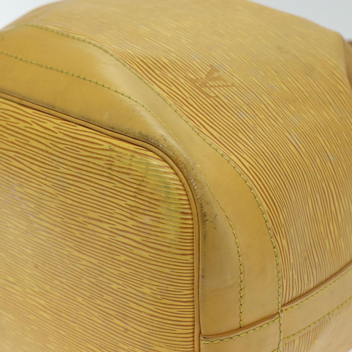 Louis Vuitton Noe Yellow Leather Shoulder Bag