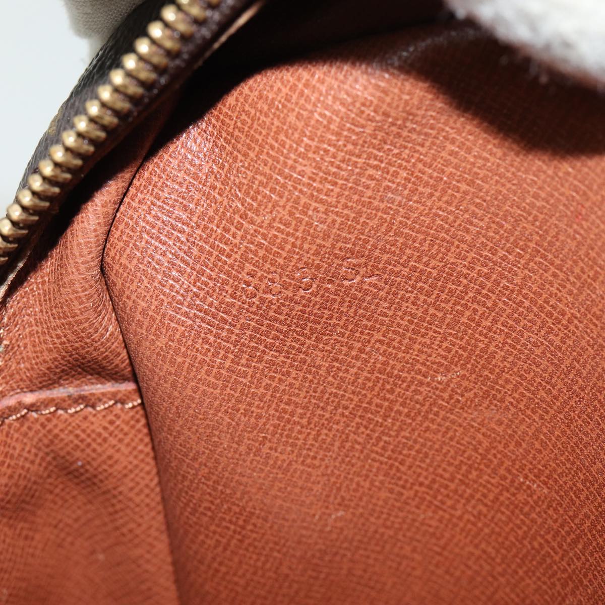 Louis Vuitton Compiegne 28 Brown Canvas Clutch Bag
