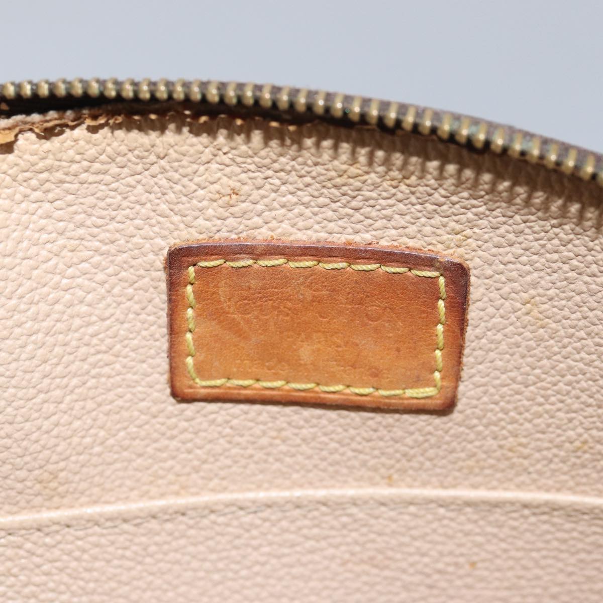 Louis Vuitton Demi Ronde Brown Canvas Clutch Bag
